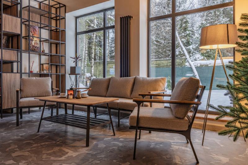 Лаунж-зона Oliver Royal Family алюминий, цвет антрацит фото 3