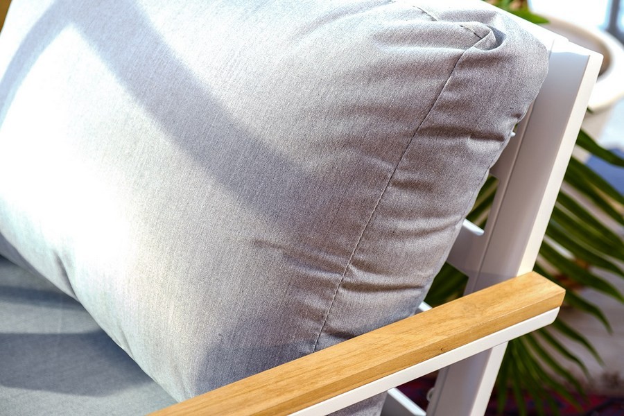 Диванная группа из алюминия CONCORDE L белая Joygarden фото 4