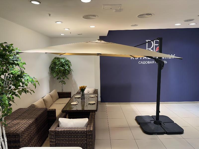 Зонт Sky Royal Family квадратный в комплекте с базой фото 1