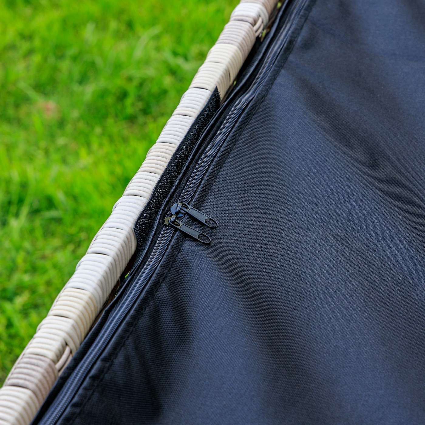 Сундук для хранения Karl 120 Royal Family из искусственного ротанга c колесиками, цвет бежевый фото 6