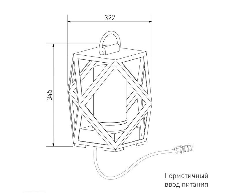 Уличный светильник Elektrostandard Ambra S IP44 35133/S черный фото 8