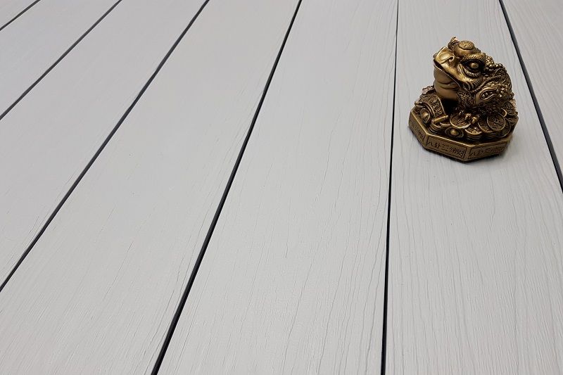 Террасная доска ПРАКТИК КОЭКСТРУЗИЯ Моноколор 4000 или 3000х147х24 мм, цвет Кварц фото 3