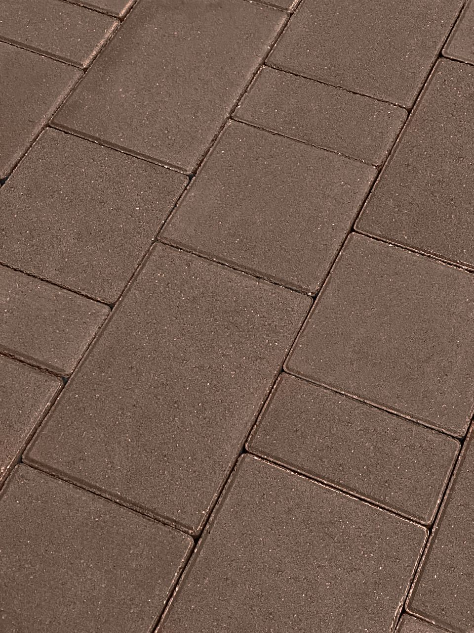 Тротуарная плитка Koldiz Ривьера 50 мм Моно Коричневый фото 1