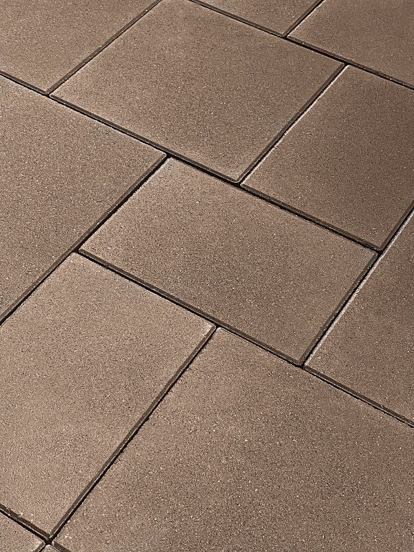 Тротуарная плитка Koldiz Колдиз 3 60 мм Моно Коричневый фото 1
