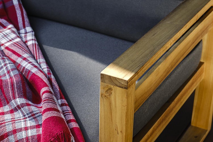 Диванный комплект из акации BOOKA с кофейным столом Joygarden фото 5