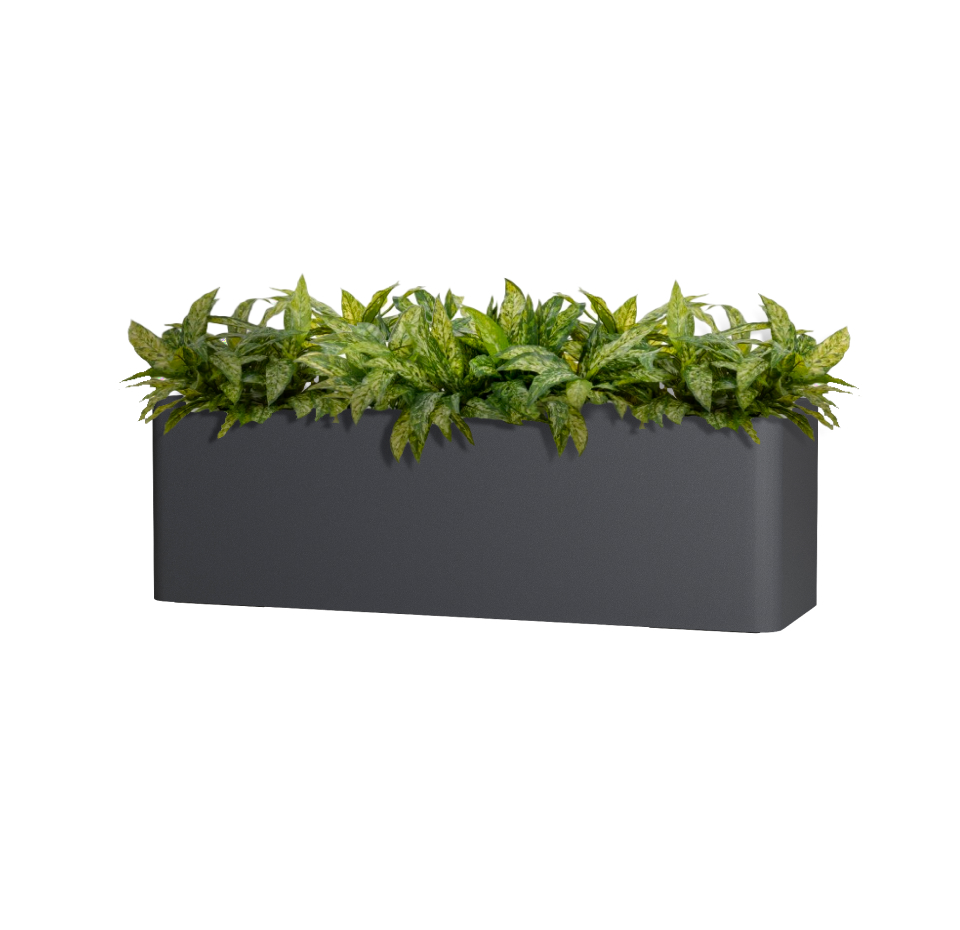 Кашпо TERRAFAKTURA Балконера 94х32х30 Маренго фото 1