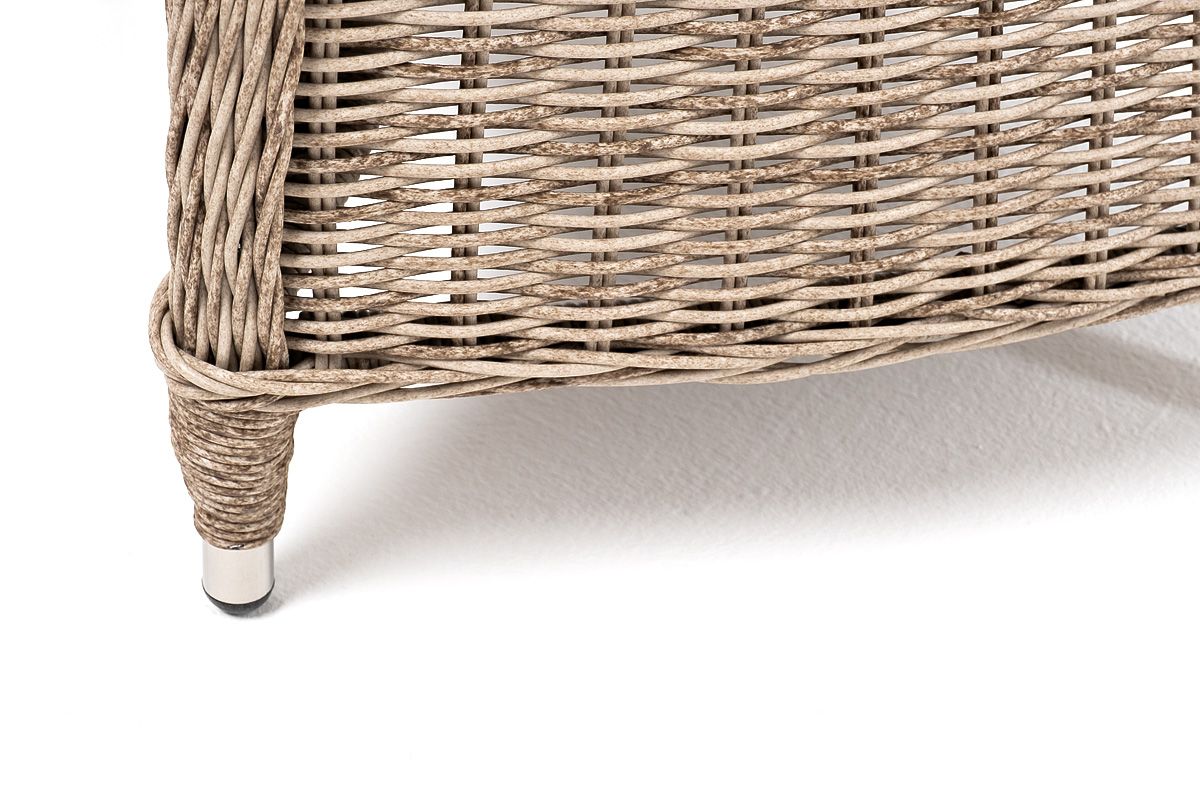 Обеденная группа Эспрессо–80 R 4SIS из искусственного ротанга, цвет бежевый фото 6