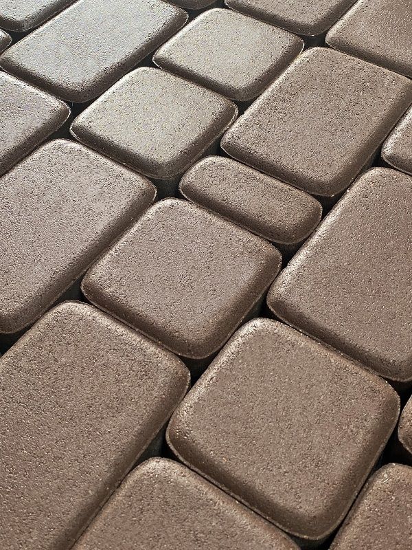 Тротуарная плитка Koldiz Старый город 50 мм Моно Коричневый фото 1