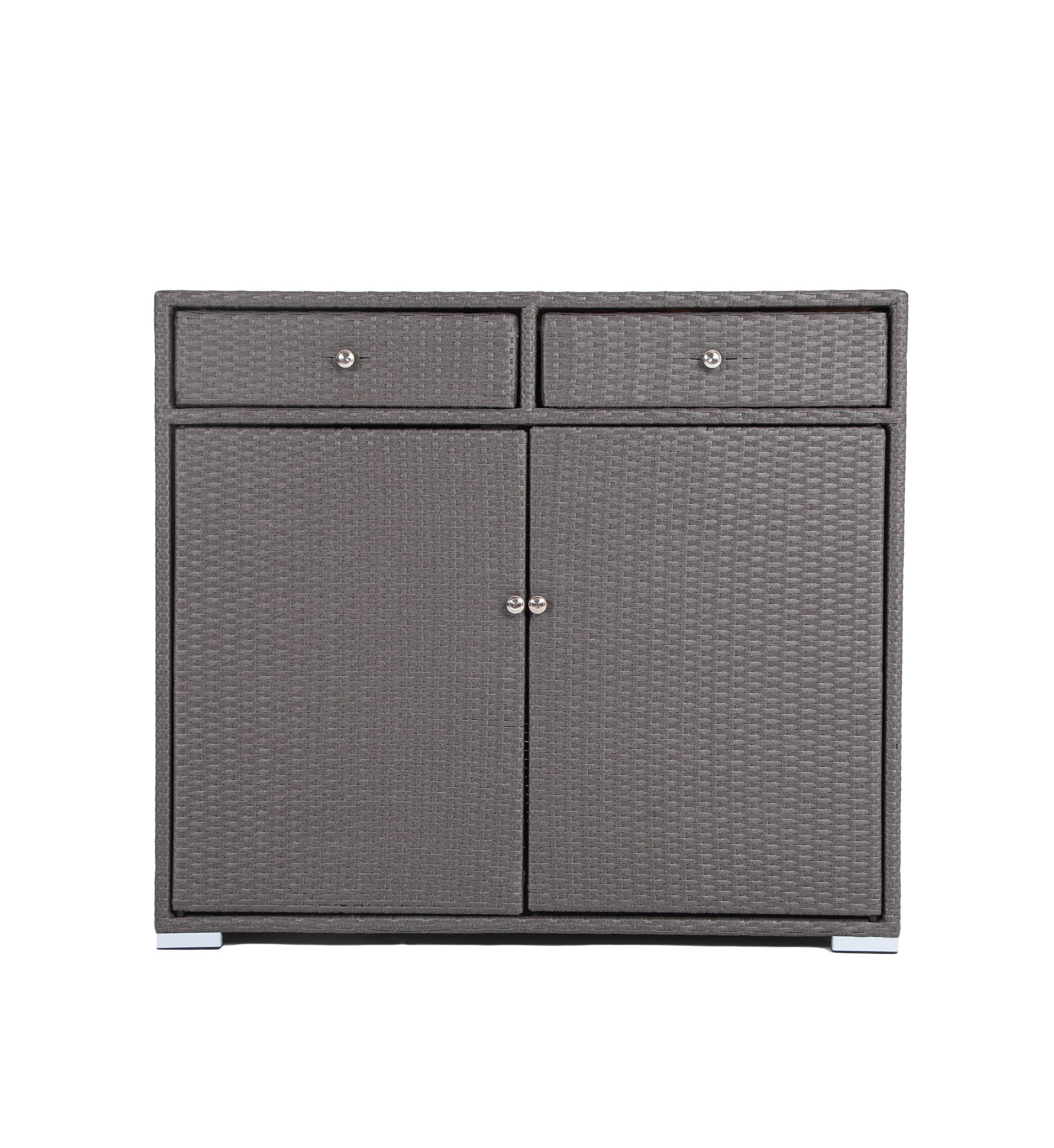 Мальта тумба плетеная из искусственного ротанга, цвет графит фото 6