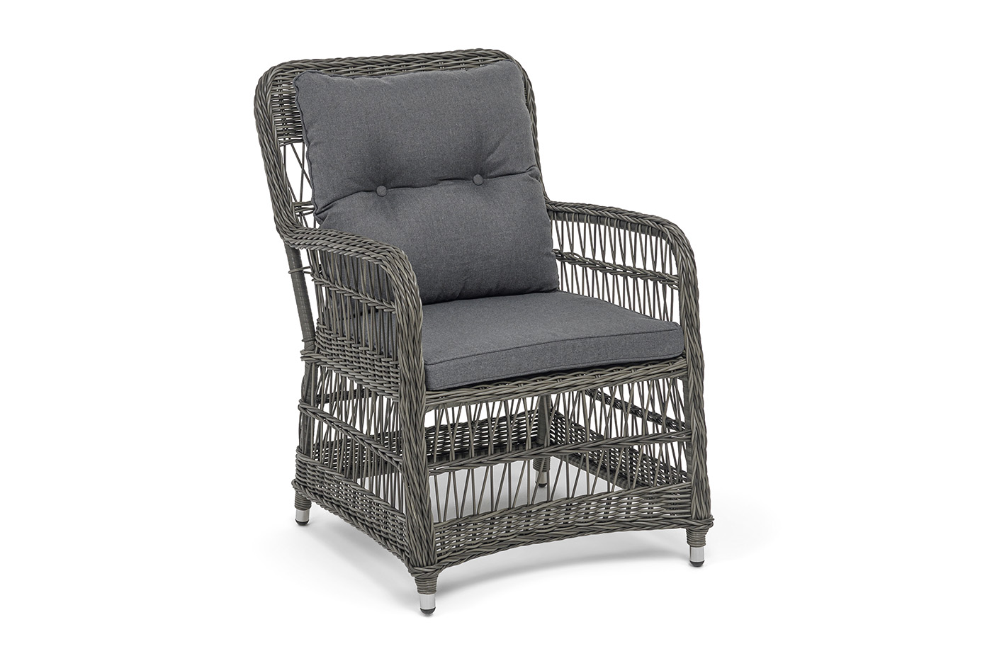 Цесена кресло плетеное из искусственного ротанга, цвет графит фото 3