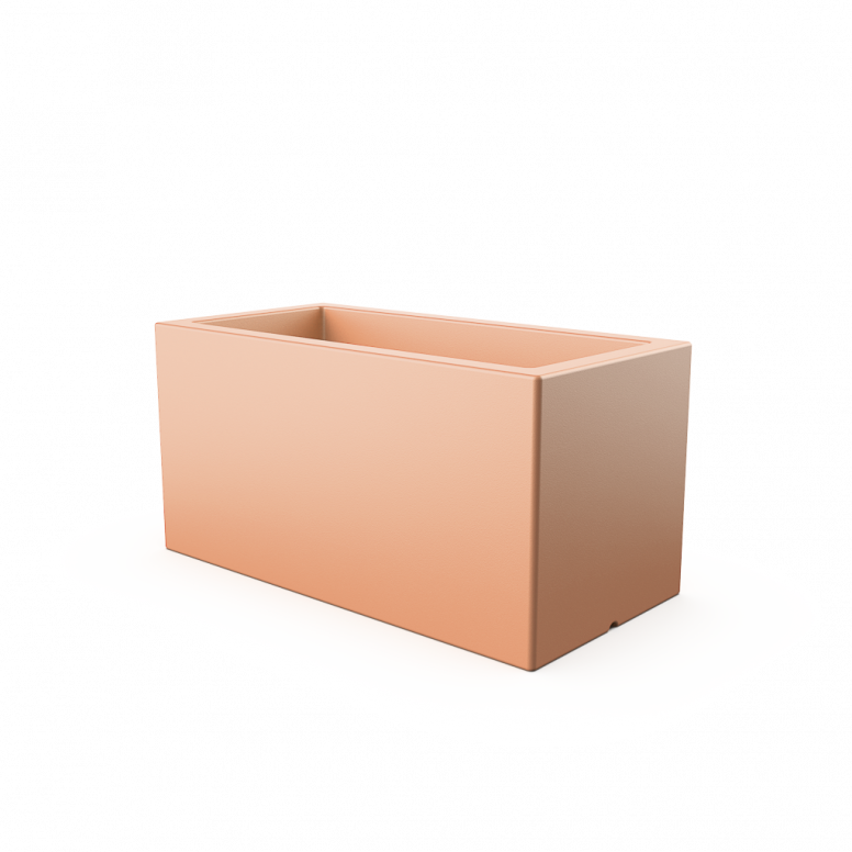 Кашпо Berkano Cubric 80x40 Terracotta фото 1
