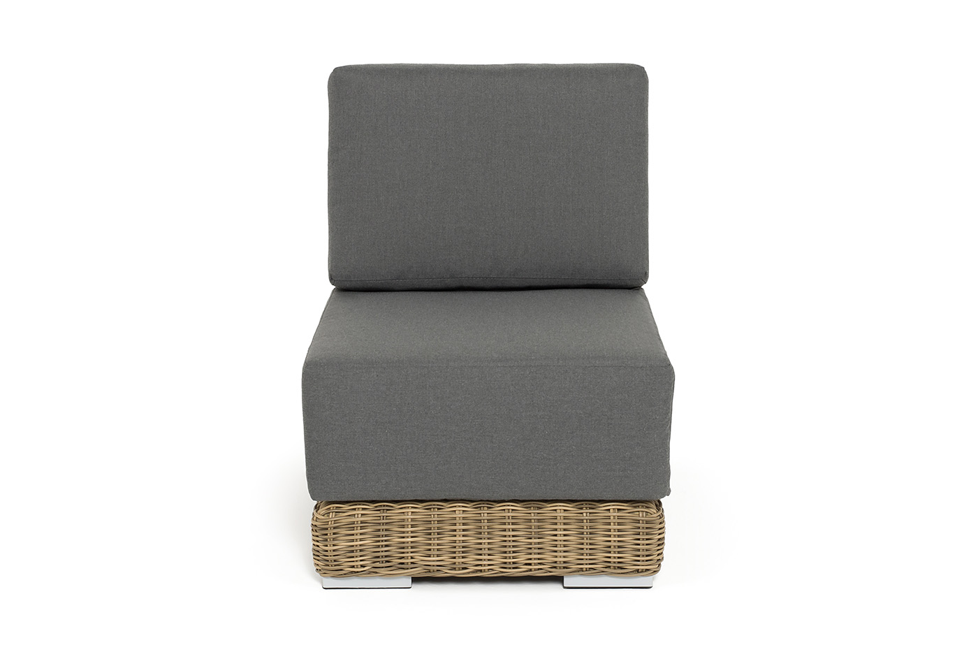 Капри модуль диванный прямой с подушками, цвет соломенный фото 2