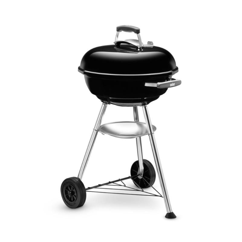 Угольный гриль Weber Compact Kettle 47 см, Черный 1221004 фото 2