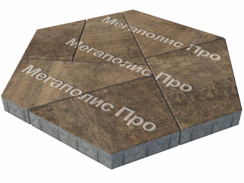 Тротуарная плитка Выбор Оригами Б.4.Фсм.8 80 мм Листопад Шелковица фото 2