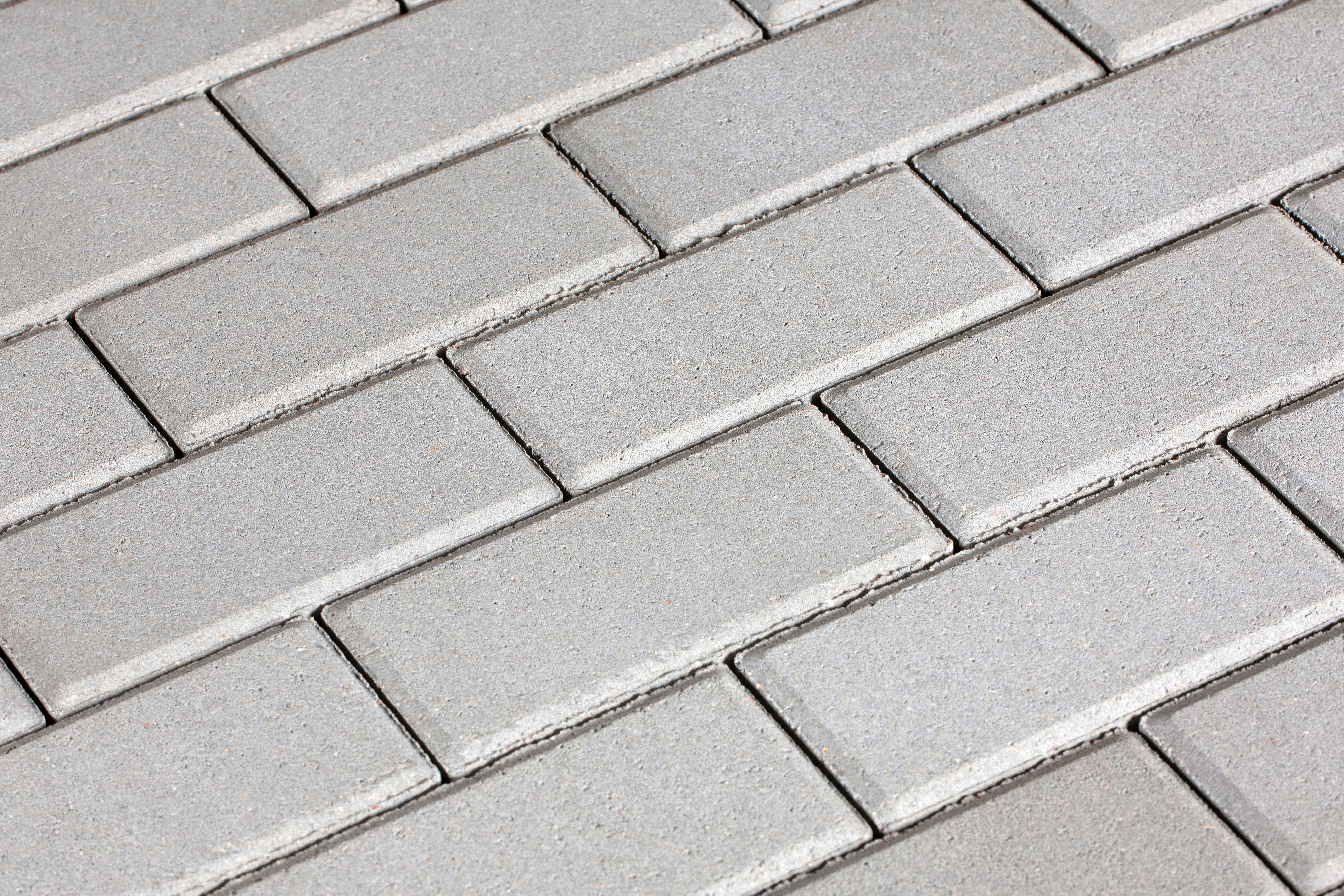 Брусчатка 342 механический завод Прямоугольник (кирпич) 200х100х40 мм Белый фото 1