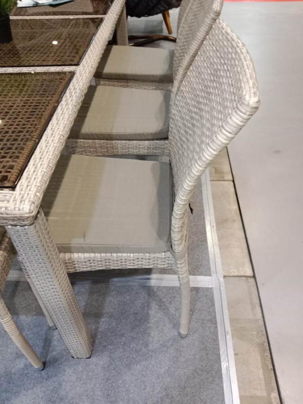 Комплект плетеной мебели T365/Y380C-W85 Latte (6+1) + подушки фото 2