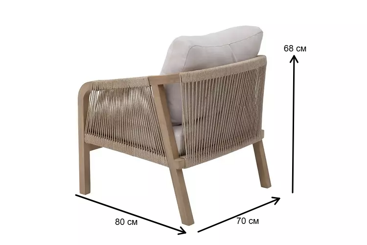 Кресло из акации РИМИНИ Joygarden фото 4