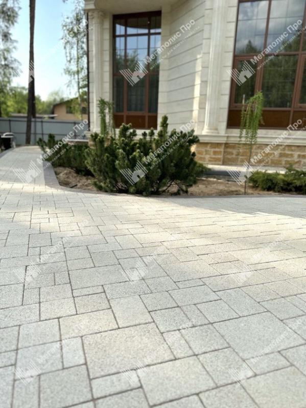 Тротуарная плитка 342 Механический завод Бавария 60мм коллекция Гранит цвет Антаро фото 3