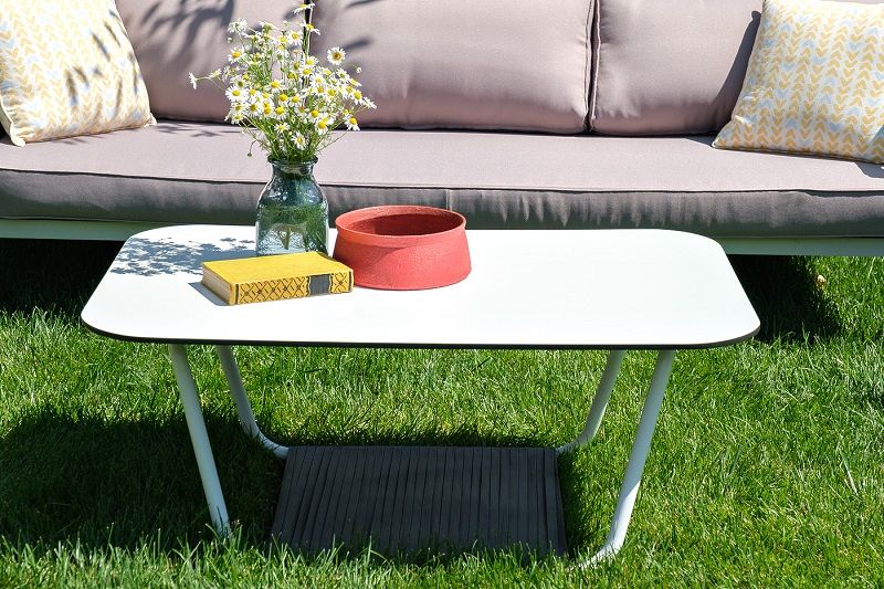 Журнальный столик Глория 4SIS, цвет молочный фото 6