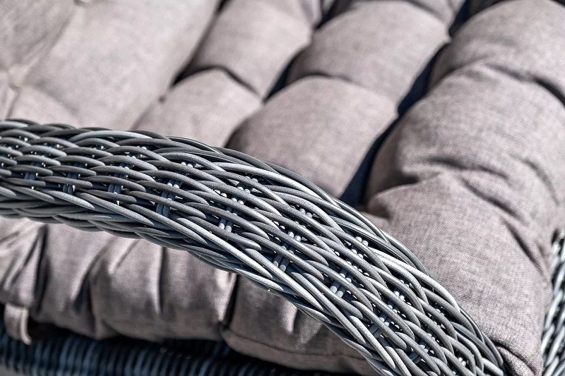 Лаунж-зона Толедо 4SIS из искусственного ротанга, цвет графит фото 7