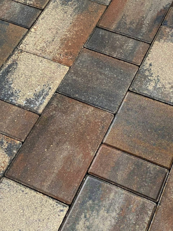 Тротуарная плитка Koldiz Ривьера 50 мм Оникс Коричневый фото 1