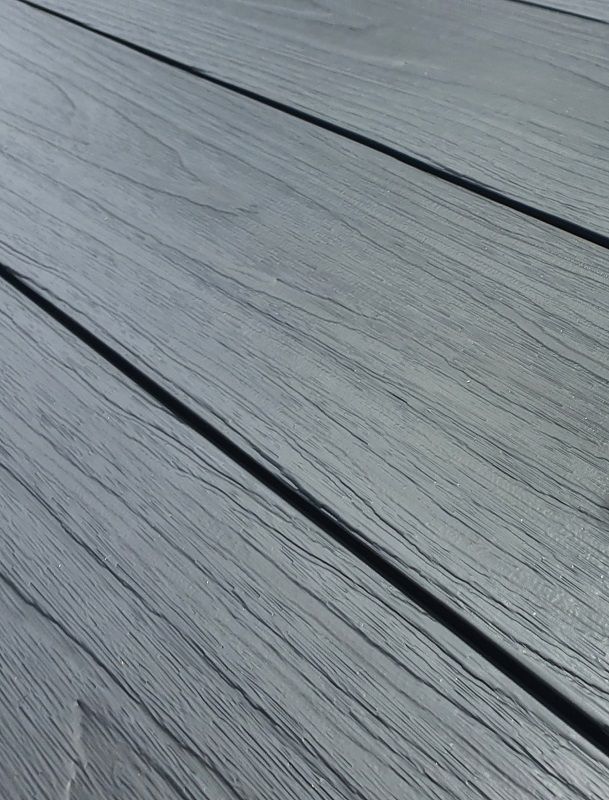 Террасная доска ПРАКТИК КОЭКСТРУЗИЯ Мультиколор 4000 или 3000х147х24 мм, цвет Чёрная жемчужина фото 3