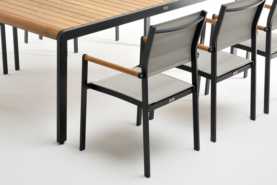 Стул из алюминия MAYA темный графит Joygarden фото 6