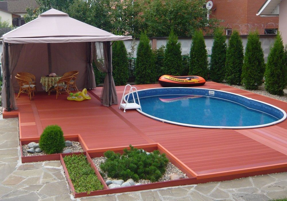 Террасная доска Экодэк Брайт Вельвет Шале, цвет Терракот фото 2