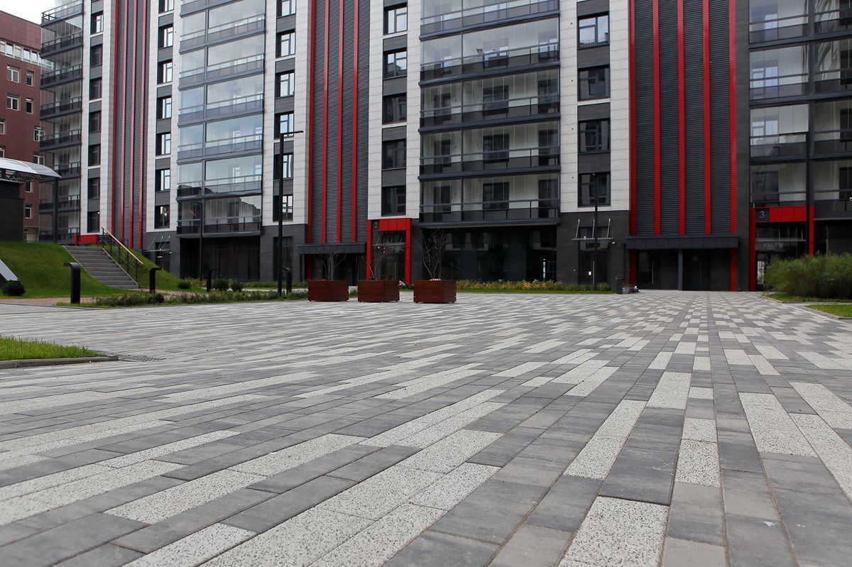 Тротуарная плитка Выбор Паркет мультиформатный Б.9.Псм.8 80 мм Листопад Кварцит фото 6