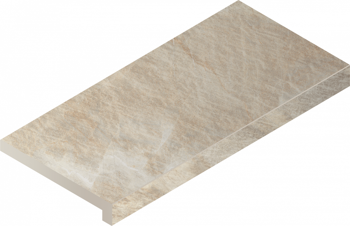 Керамогранитная ступень Italon Манетик X2 Уайт X2 33X60 Угл.пр фото 1