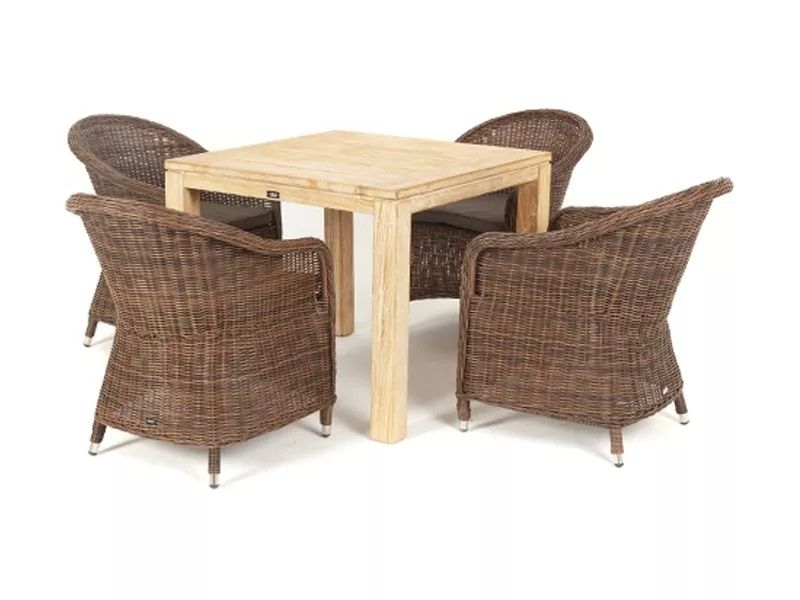 Обеденная группа Виченца R 4SIS, цвет коричневый фото 1