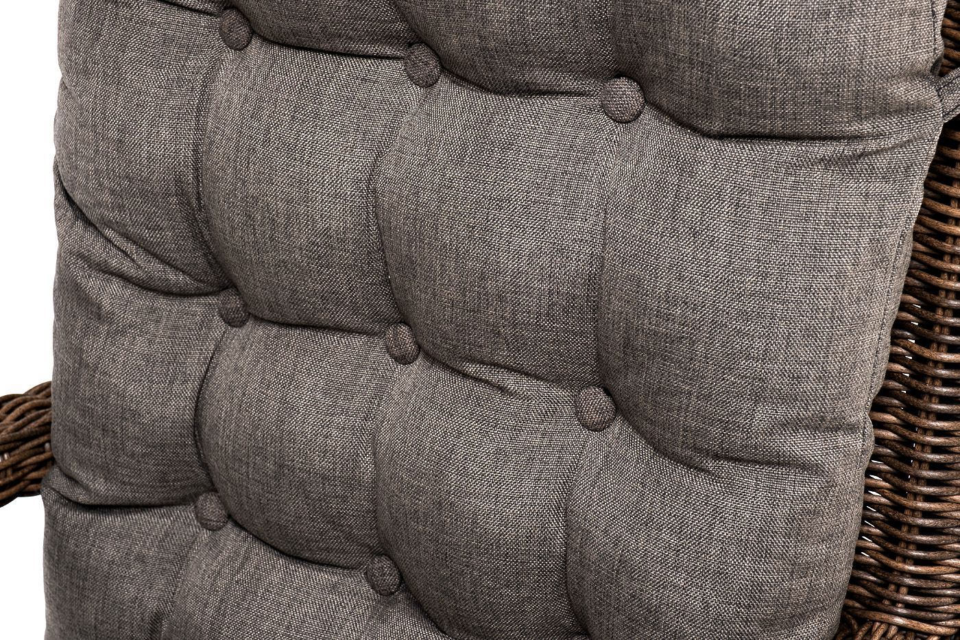 Плетеное кресло Толедо 4SIS из искусственного ротанга, цвет коричневый фото 5