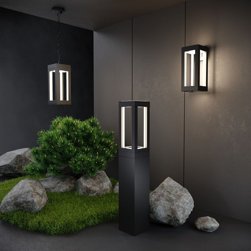 Уличный светильник Elektrostandard Frame LED IP54 1527 TECHNO LED черный фото 5
