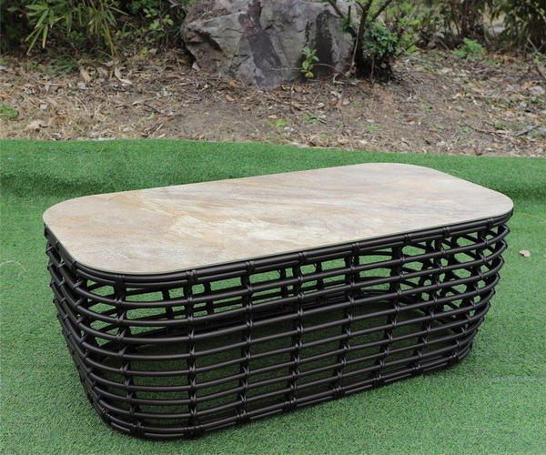 Ницца журнальный столик из искусственного ротанга, цвет бронзовый фото 7