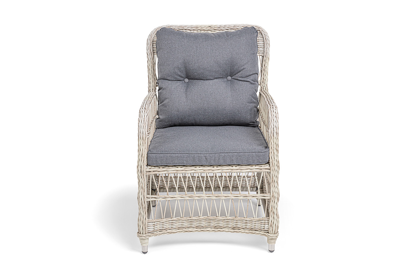 Цесена кресло плетеное из искусственного ротанга, цвет бежевый фото 3