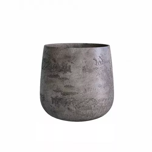 Кашпо Concretika Cone D38 H41 Concrete Grey Dark фото 1