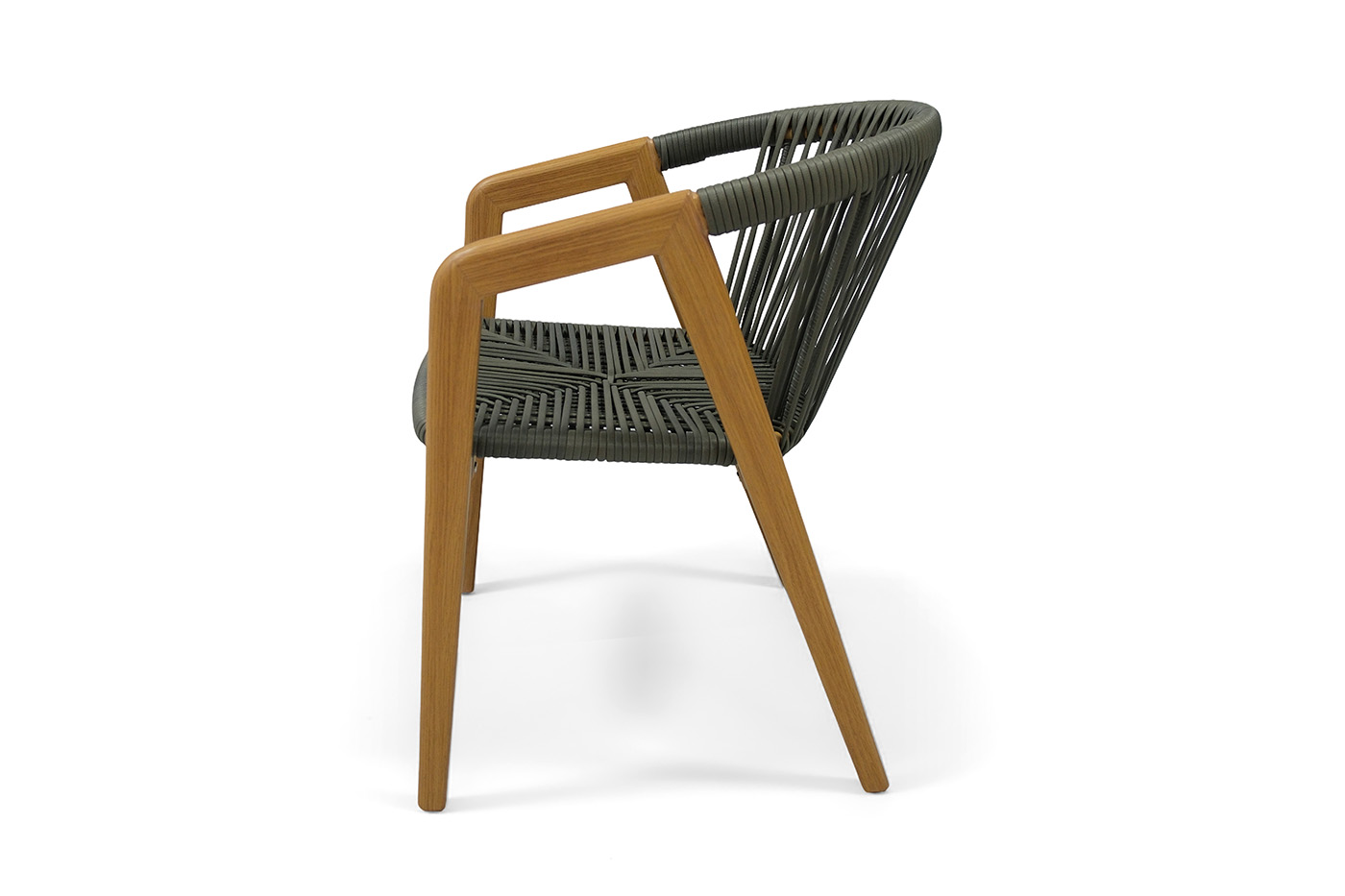 Будапешт стул из искусственного ротанга, цвет темно-серый фото 3