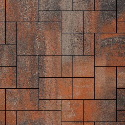 Тротуарная плитка Artstein Инсбрук Альпен 60 мм Color Mix Рей фото 1