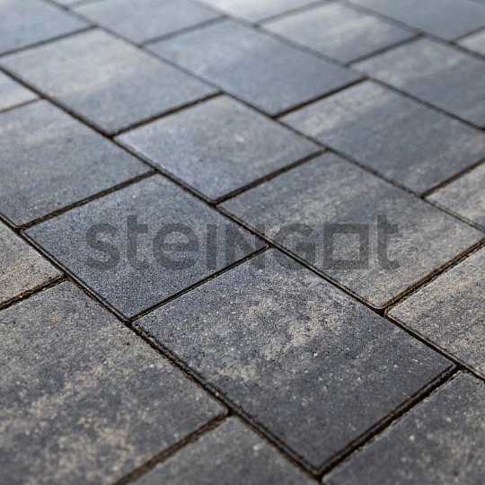 Тротуарная плитка Новый город ColorMix Steingot Stein Black 80мм