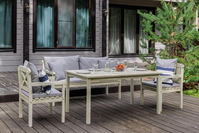 Обеденный комплект мебели Sierra Royal Family, цвет белый фото 1