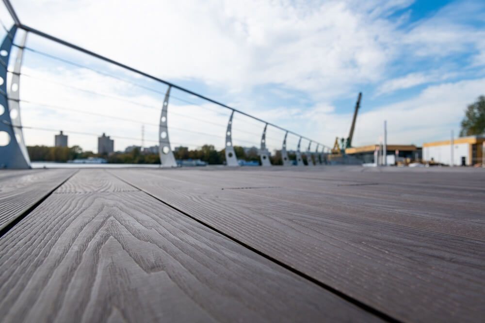 Террасная доска Экодэк Брайт Массив 3D, цвет Шоколад фото 2