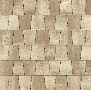 Тротуарная плитка Braer СТАРЫЙ ГОРОД ВЕЙМАР 60 мм Colormix Миндаль