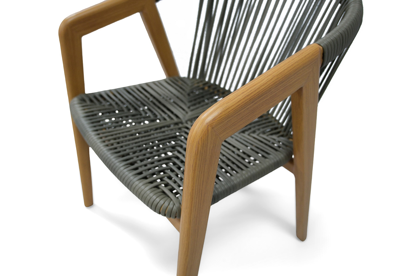 Будапешт стул из искусственного ротанга, цвет темно-серый фото 5