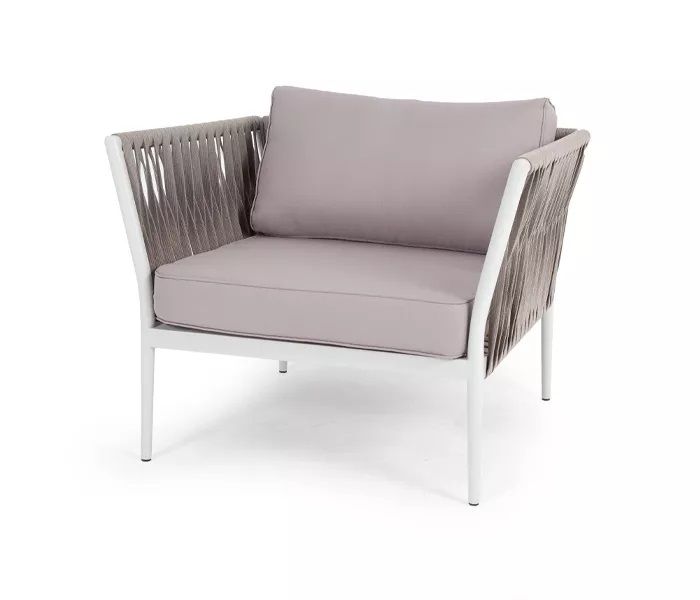 Кресло Касабланка 4SIS из роупа (веревки), цвет бежевый фото 1