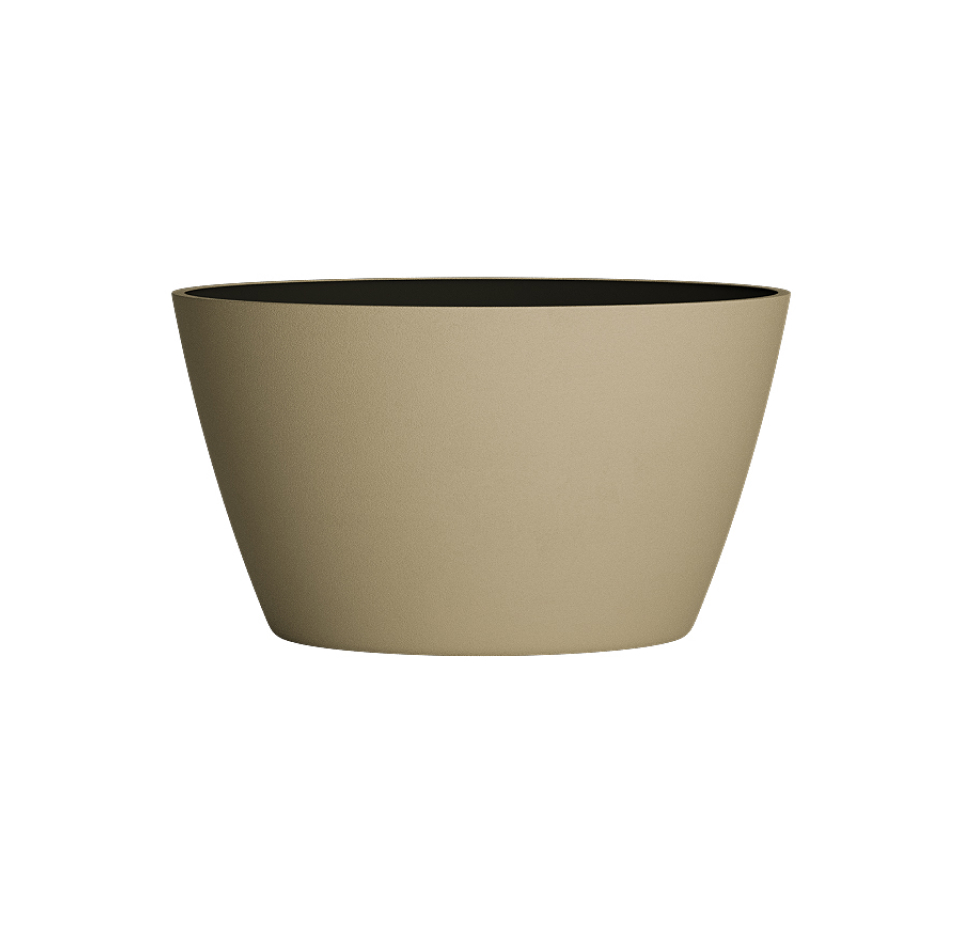 Кашпо Concretika Боул D80H45 Имбирный 1019 фото 2