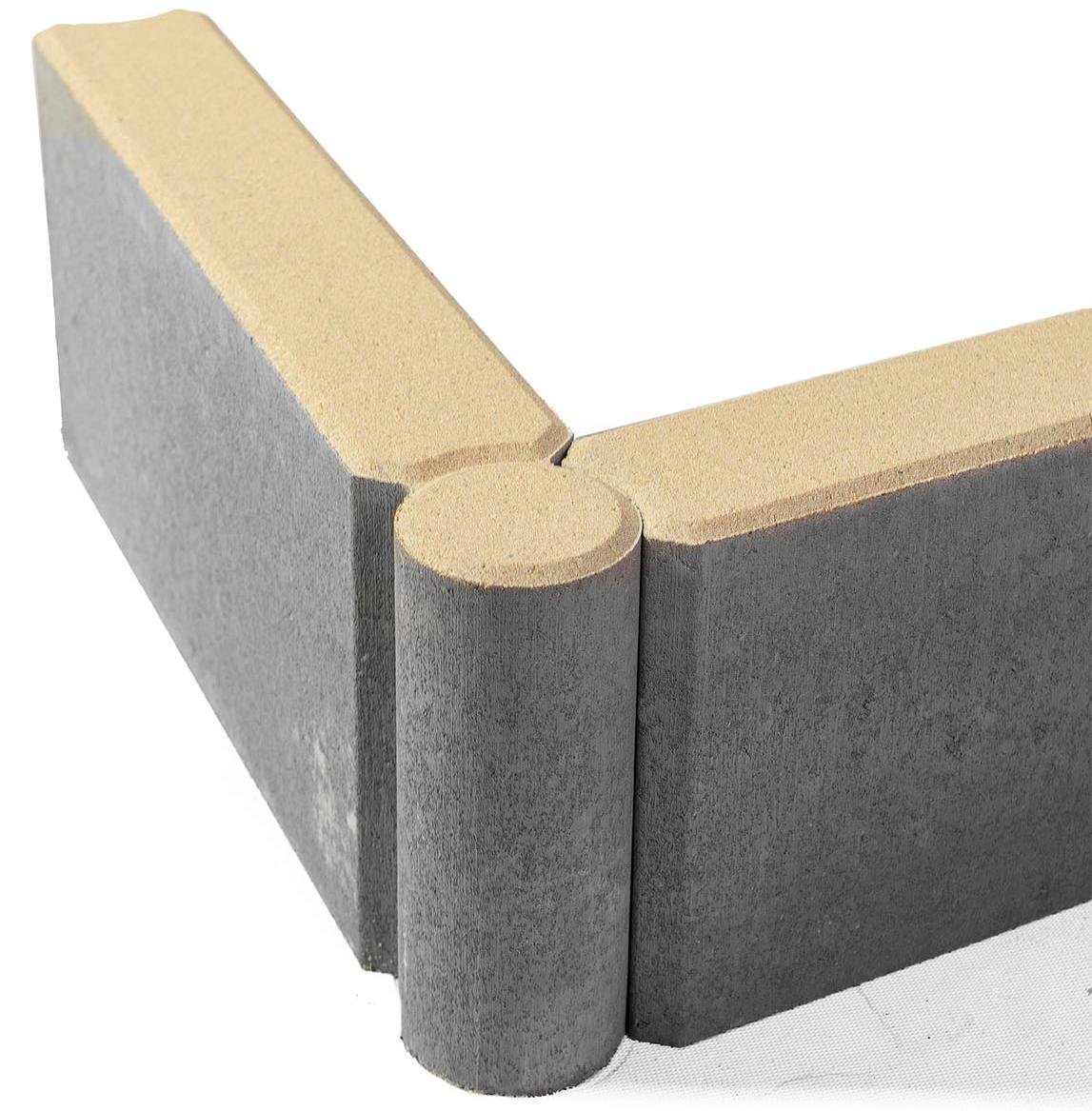 Бордюр шарнирный Braer песочный фото 1