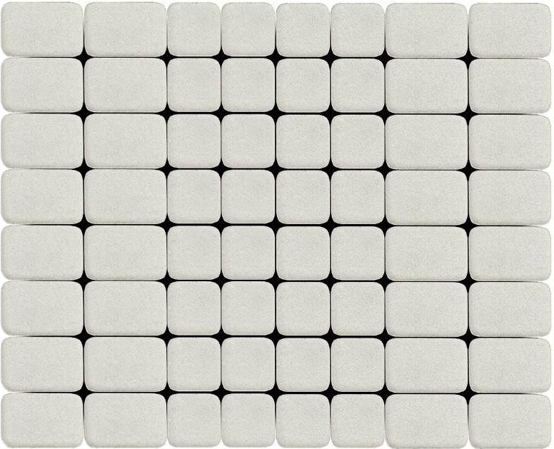 Тротуарная плитка Braer Классико Дуо 40 мм Белый фото 1