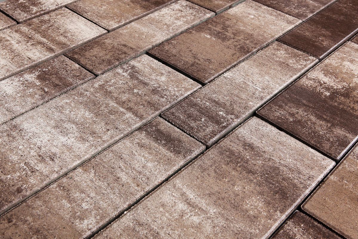 Тротуарная плитка Выбор Паркет мультиформатный Б.9.Псм.8 80 мм Листопад Хаски фото 2