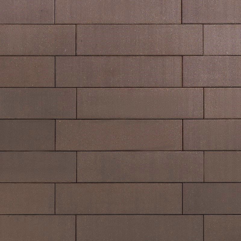 Тротуарная плитка 342 Механический завод Ригель трио 80 мм Коричневый фото 1