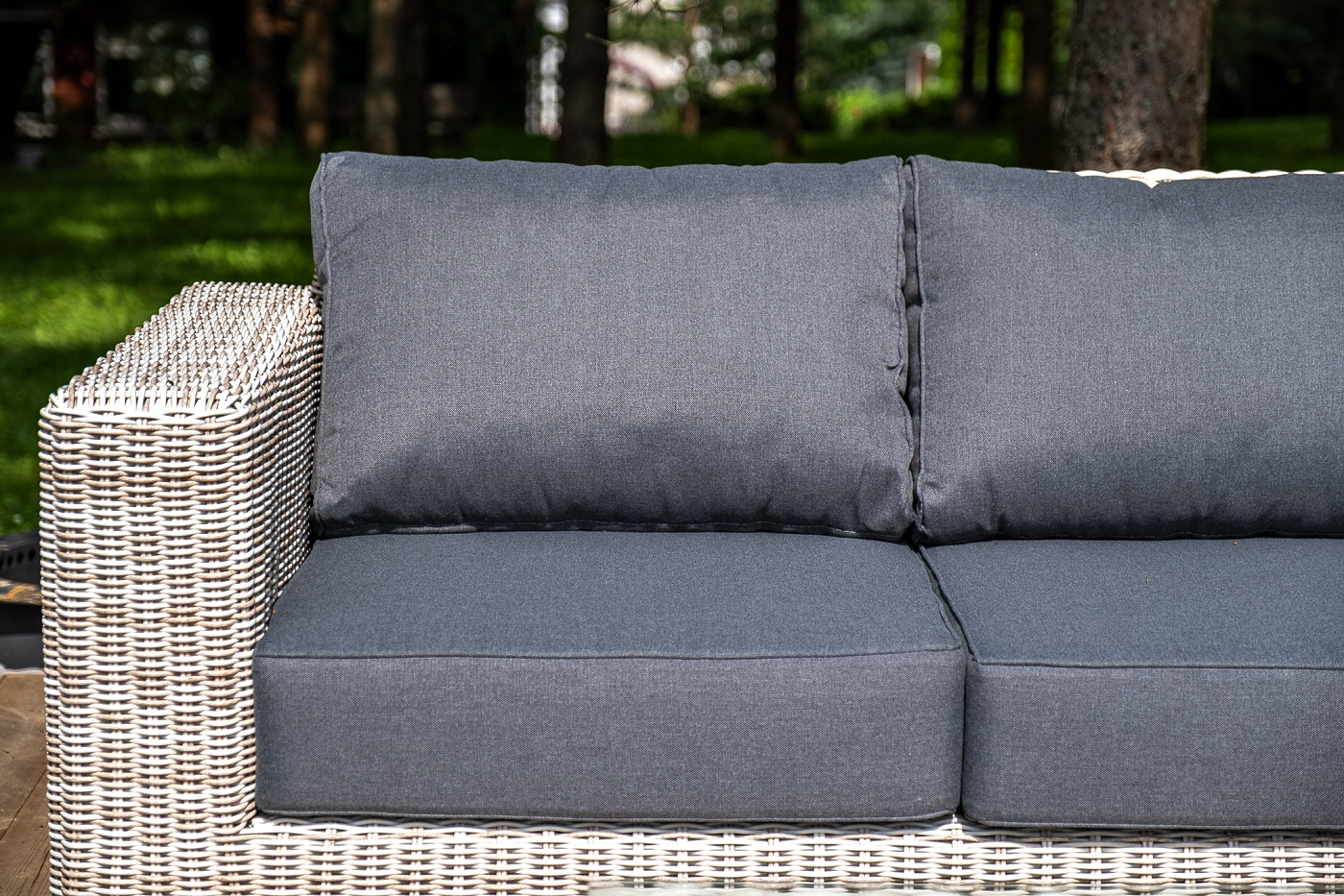 Боно лаунж-зона из искусственного ротанга, цвет бежевый фото 7